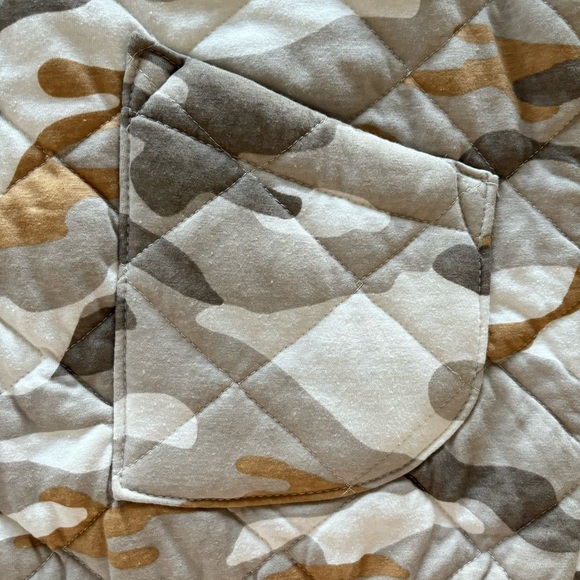 KENSIE Quilted Beige Camo Chore Jacket--XL - Picture 9 of 15